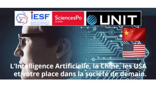 Conférence : L’Intelligence Artificielle, la Chine, les USA et votre place  dans la société de demain.