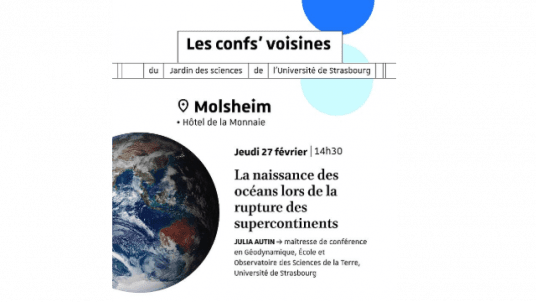 Conférence à Molsheim : La naissance des océans lors de la rupture des supercontinents