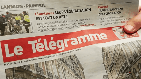 Visite des locaux du journal Le Télégramme à Morlaix et cocktail dinatoire